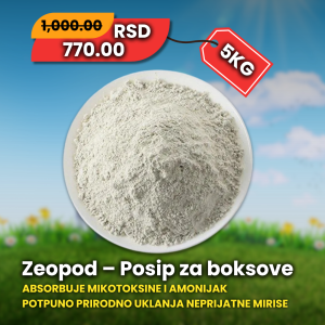 Zeopod - Posip za boksove (5kg)