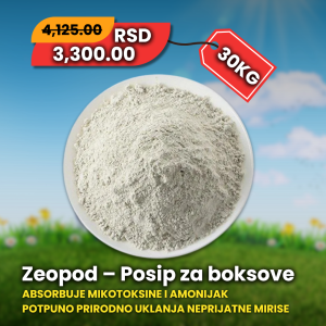 Zeopod - Posip za boksove (30kg)