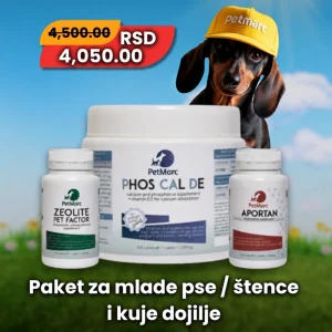 Paket za mlade pse / štence i kuje dojilje